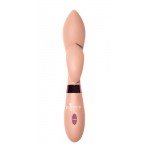 Вагинально-клиторальный вибратор Indeep Gina Beige - бежевый - 20,5 см Вагинально-клиторальный вибратор Indeep Gina Beige - бежевый - 20,5 см