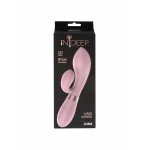 Перезаряжаемый вибратор-кролик с 2-мя моторами Indeep Juna Pink с клиторальный отростком - розовый - 21 см Перезаряжаемый вибратор-кролик с 2-мя моторами Indeep Juna Pink с клиторальный отростком - розовый - 21 см
