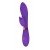 Вибратор с клиторальным стимулятором Indeep Leyla Purple - фиолетовый - 20,5 см