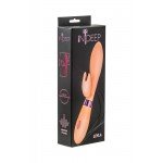 Вибратор с клиторальным стимулятором Indeep Leyla Beige - бежевый - 20,5 см Вибратор с клиторальным стимулятором Indeep Leyla Beige - бежевый - 20,5 см