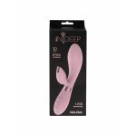 Перезаряжаемый вибратор-кролик с 2-мя моторами Indeep Malena Pink с клиторальным отростком - розовый - 21,5 см Перезаряжаемый вибратор-кролик с 2-мя моторами Indeep Malena Pink с клиторальным отростком - розовый - 21,5 см