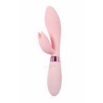 Перезаряжаемый вибратор-кролик с 2-мя моторами Indeep Malena Pink с клиторальным отростком - розовый - 21,5 см Перезаряжаемый вибратор-кролик с 2-мя моторами Indeep Malena Pink с клиторальным отростком - розовый - 21,5 см
