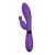 Вибратор с клиторальным зайчиком Indeep Yonce Purple - фиолетовый - 20,5 см