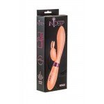 Вибратор с клиторальным зайчиком Indeep Yonce Beige - бежевый - 20,5 см Вибратор с клиторальным зайчиком Indeep Yonce Beige - бежевый - 20,5 см