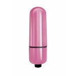 Гладкая пластиковая вибропуля Indeep Mady Pink - розовая - 6 см