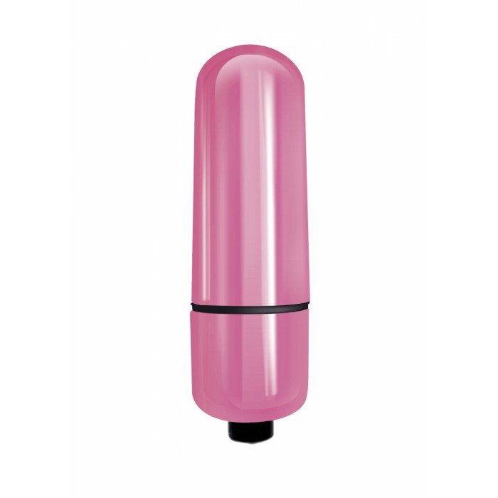Гладкая пластиковая вибропуля Indeep Mady Pink - розовая - 6 см