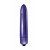 Гладкая удлинённая вибропуля Indeep Mae Purple - фиолетовая - 9 см