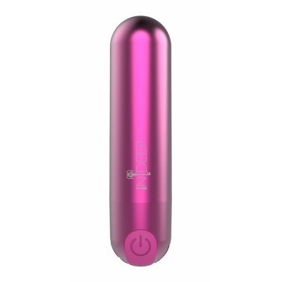 Перезаряжаемая вибропуля Indeep Clio Magenta - малиновая - 7,6 см