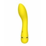 Классический перезаряжаемый вибратор Fantasy Whaley Yellow - жёлтый - 16,8 см