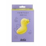 Перезаряжаемый вакуумно-волновой стимулятор клитора уточка Fantasy Ducky 2.0 - жёлтый