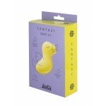 Перезаряжаемый вакуумно-волновой стимулятор клитора уточка Fantasy Ducky 2.0 - жёлтый