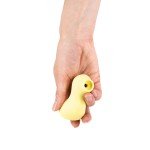 Перезаряжаемый вакуумно-волновой стимулятор клитора уточка Fantasy Ducky 2.0 - жёлтый