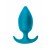 Пробка со смещенным центром тяжести Spice it up Insatiable Aquamarine - бирюзовая - 10,5 см
