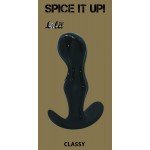 Силиконовая анальная пробка Spice it up Classy Black - чёрная - 11,5 см Силиконовая анальная пробка Spice it up Classy Black - чёрная - 11,5 см