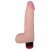 Вибратор-реалистик из киберкожи NeoSkin Lovetoy с мошонкой - телесный - 19,5 см