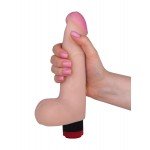 Вибратор-реалистик из киберкожи NeoSkin Lovetoy с мошонкой - телесный - 19,5 см Вибратор-реалистик из киберкожи NeoSkin Lovetoy с мошонкой - телесный - 19,5 см