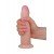 Фаллоимитатор из киберкожи NeoSkin с венками на присоске Lovetoy - телесный - 19 см
