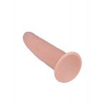 Реалистичный фаллоимитатор на присоске Lovetoy из киберкожи NeoSkin - телесный - 20 см