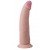 Фаллоимитатор-реалистик с загнутой головкой и присоской Lovetoy - телесный - 19,5 см
