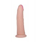 Реалистичный фаллоимитатор на присоске Lovetoy из киберкожи NeoSkin - телесный - 19 см