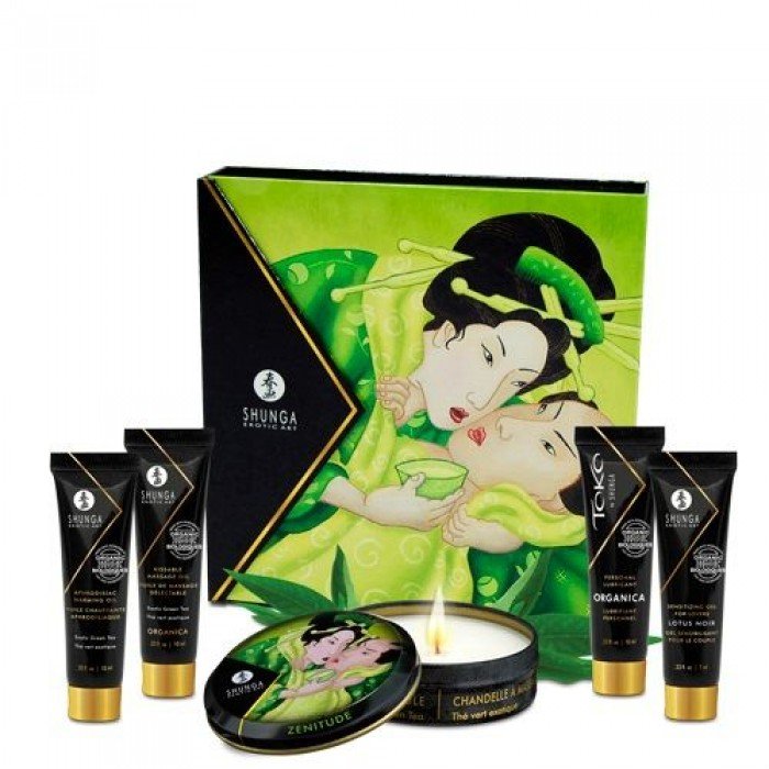 Набор для массажа Geisha's Secret Зелёный чай - 5 предметов Набор для массажа Geisha's Secret Зелёный чай - 5 предметов