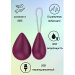 Вагинальное виброяйцо каплевидной формы с пультом ДУ Take it Easy Best Wine Red - бордовое Вагинальное виброяйцо каплевидной формы с пультом ДУ Take it Easy Best Wine Red - бордовое