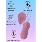 Вагинальные виброшарики с ротацией на пульте ДУ Take it Easy Dea Pink - розовые - 8,3 см Вагинальные виброшарики с ротацией на пульте ДУ Take it Easy Dea Pink - розовые - 8,3 см