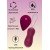 Вагинальные виброшарики с циркуляцией на пульте ДУ Take it Easy Ray Wine Red - бордовые - 8,3 см