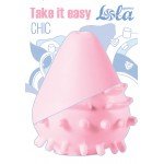 Мастурбатор-яйцо Take It Easy CHIC с 3D-рельефом многоразовое - светло-розовое