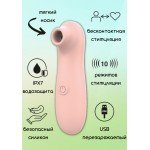 Перезаряжаемый вакуумно-волновой стимулятор клитора Take it Easy Fay Peach - персиковый Перезаряжаемый вакуумно-волновой стимулятор клитора Take it Easy Fay Peach - персиковый