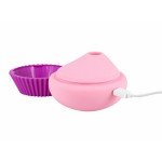 Вакуумно-волновой стимулятор клитора с вибрацией в виде капкейка Raspberry Cupcake - малиновый Вакуумно-волновой стимулятор клитора с вибрацией в виде капкейка Raspberry Cupcake - малиновый