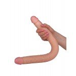 Гнущийся двусторонний реалистичный фаллоимитатор из киберкожи Lovetoy Flex & Fix - телесный - 47,7 см Гнущийся двусторонний реалистичный фаллоимитатор из киберкожи Lovetoy Flex & Fix - телесный - 47,7 см