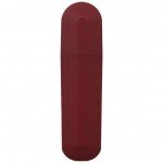 Компактный вакуумный стимулятор клитора This Product Sucks с защитной крышкой - красный - 10,8 см