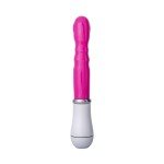 Вибратор с гибкой головкой и клиторальным стимулятором зайчиком A-toys Bubbly - розовый - 21 см Вибратор с гибкой головкой и клиторальным стимулятором зайчиком A-toys Bubbly - розовый - 21 см