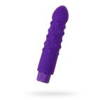 Вибратор с шишечками на стволе A-toys - фиолетовый - 17 см