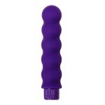 Вибратор с волнообразным стволом A-toys - фиолетовый - 17 см Вибратор с волнообразным стволом A-toys - фиолетовый - 17 см