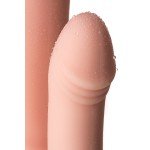 Двойной фаллоимитатор A-toys с присоской и съемной вибропулей - телесный - 19 см Двойной фаллоимитатор A-toys с присоской и съемной вибропулей - телесный - 19 см