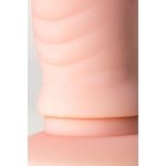 Двойной фаллоимитатор A-toys с присоской и съемной вибропулей - телесный - 19 см Двойной фаллоимитатор A-toys с присоской и съемной вибропулей - телесный - 19 см