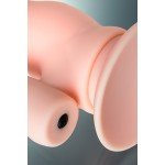 Двойной фаллоимитатор A-toys с присоской и съемной вибропулей - телесный - 19 см Двойной фаллоимитатор A-toys с присоской и съемной вибропулей - телесный - 19 см