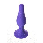 Анальная пробка A-toys Butt Plug с присоской - 10,2 см