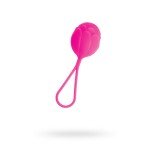 Вагинальный шарик со смещенным центром тяжести с петелькой для извлечения A-toys Pleasure Ball - розовый