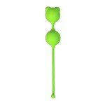Вагинальные шарики A-Toys Pleasure Balls с ушками - зелёные Вагинальные шарики A-Toys Pleasure Balls с ушками - зелёные