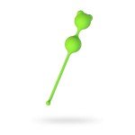 Вагинальные шарики A-Toys Pleasure Balls с ушками - зелёные Вагинальные шарики A-Toys Pleasure Balls с ушками - зелёные
