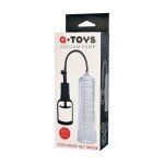 Вакуумная мужская помпа A-Toys с текстурированной вставкой - прозрачная - 22 см Вакуумная мужская помпа A-Toys с текстурированной вставкой - прозрачная - 22 см