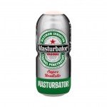 Мастурбатор-вагина в тубе стилизованной под пивную банку Vagina Beer Masturbator - телесный - 16 см