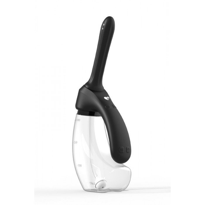 Анальный душ для интимной гигиены Amovibe Iceberg с вибрацией и автоматической подачей воды - чёрный Анальный душ для интимной гигиены Amovibe Iceberg с вибрацией и автоматической подачей воды - чёрный