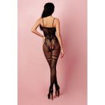 Боди-комбинезон с интимным доступом Amor El Valencia plus size - черный Боди-комбинезон с интимным доступом Amor El Valencia plus size - черный