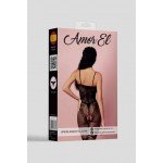 Боди-комбинезон с интимным доступом Amor El Valencia plus size - черный Боди-комбинезон с интимным доступом Amor El Valencia plus size - черный
