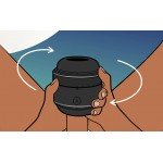 Инновационный мастурбатор для мужчин Arcwave VOY с уникальной системой регулировки сдавливания - чёрный