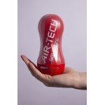 Многоразовый мастурбатор с регулируемой силой обхвата пениса и яркой стимуляцией Tenga Air-Tech Squeeze - Regular - 17 см